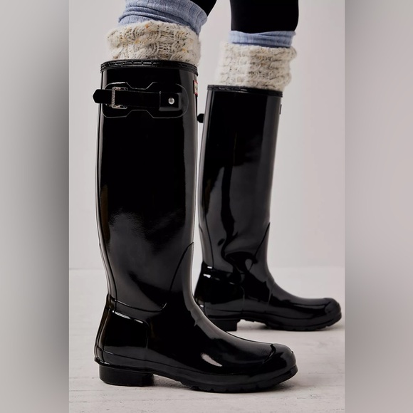 Hunter Original Tall Gloss Rain Boots - Picture 3 of 11